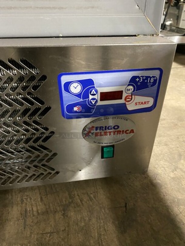 Frigo Electrica Commercial Single Door Under The Counter Blast Chiller! All Stainless Steel! Model: AT05ISO SN: 20122036 230V 60HZ 1 Phase - Image 6 of 8