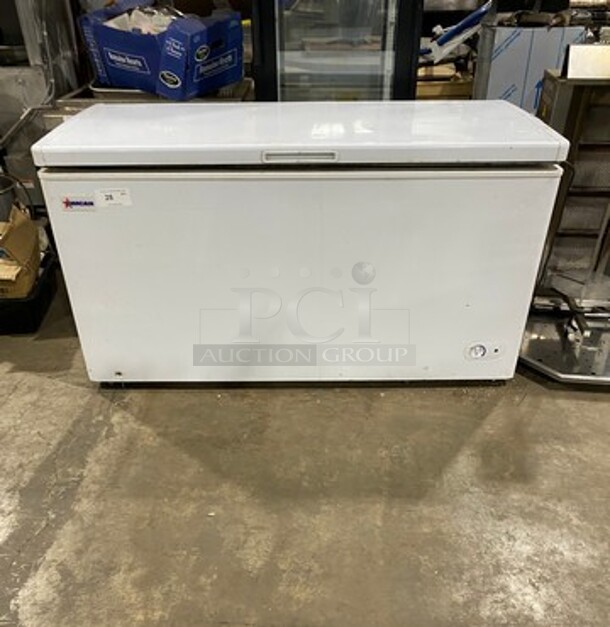 Omcan Commercial Reach Down Chest Freezer/ Cooler! With Hinged Top Lid! Model: BD412 110V - Image 1 of 8