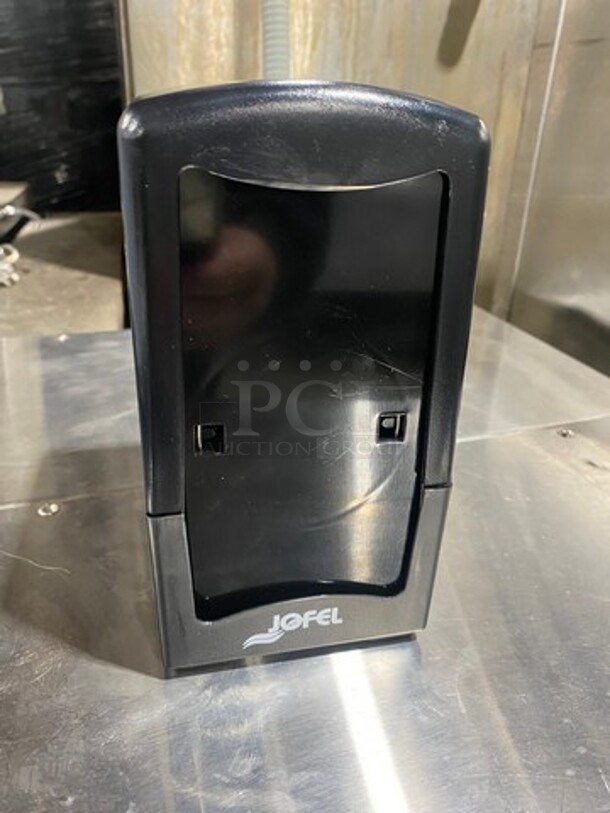 NEW! IN THE BOX! Jofel Black Poly Napkin Dispenser! Model: 09936 - Image 3 of 5