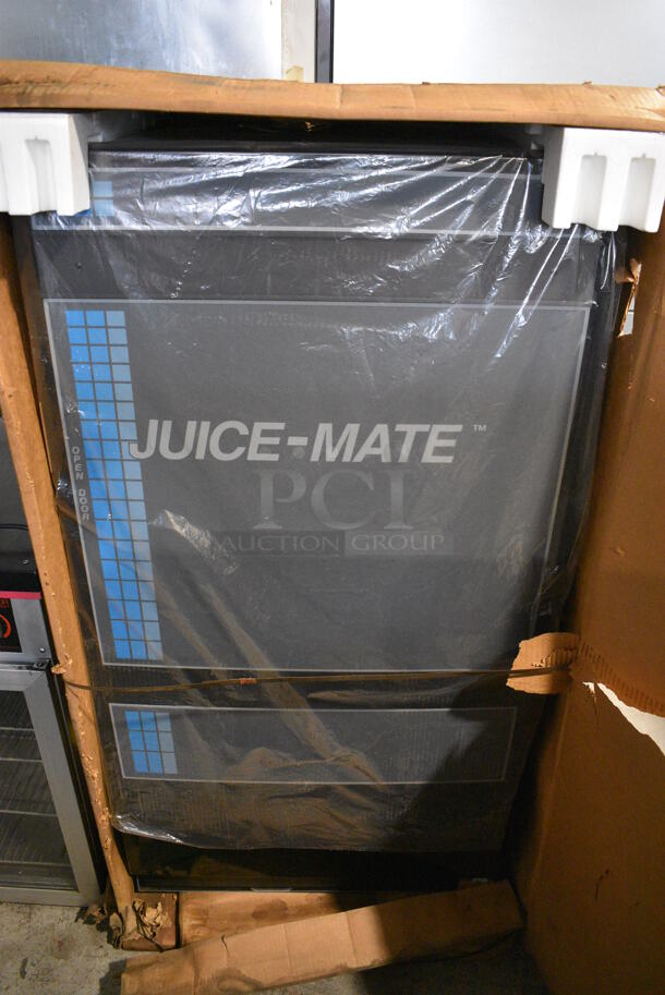 BRAND NEW IN BOX! KD Distributing Model FMR1 Metal Commercial Refrigerated Juice Mate Vending Machine. 115 Volts, 1 Phase. 28x27x56. Tested and Working! - Image 1 of 3