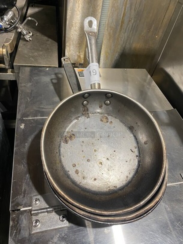 ALL ONE MONEY! Assorted Stainless Steel Frying Pans! - Image 1 of 5
