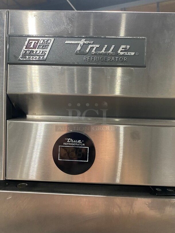 True Commercial 2 Door Half Cooler Half Freezer Combo Unit! With Poly Coated Racks! All Stainless Steel! MODEL T-49DT SN:8945956 115/208-230V 1PH - Image 8 of 9