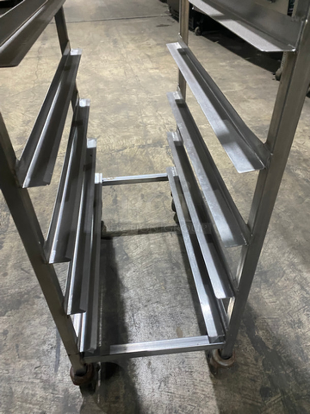 Metal Commercial Pan Transport Rack! Holds Full Size Trays! On Casters! - Image 3 of 4