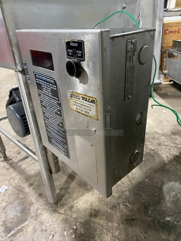 Hobart Commercial Heavy-Duty Pass-Through Dishwasher! All Stainless Steel! On Legs! Model: AM14 200/230V 60HZ 3 Phase - Image 8 of 9