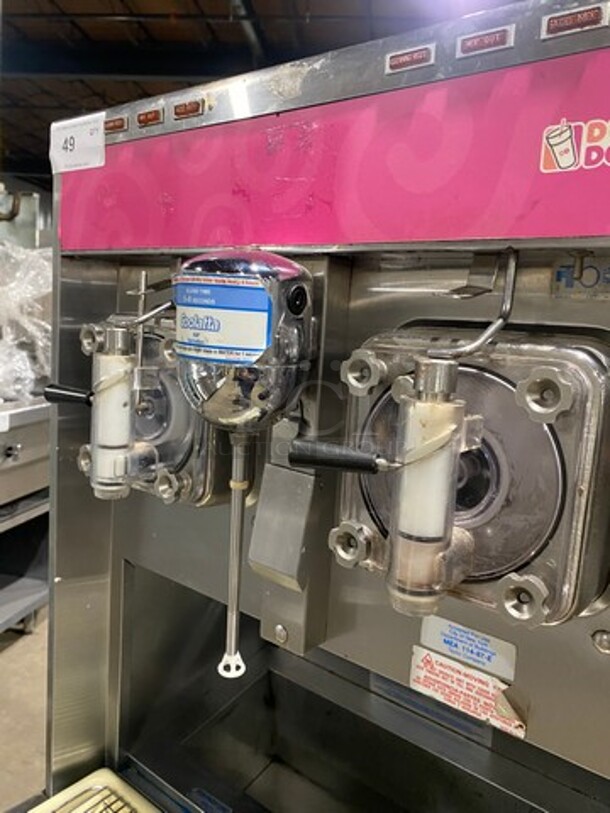 Taylor Commercial 2 Flavor Frosty/Coolatta/Slushie Making Machine! With Milkshake Mixing Attachment! All Stainless Steel! On Casters! Model: 342D27 SN: K2070024 208/230V 60HZ 1 Phase - Image 6 of 11