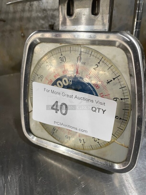 Taylor Commercial Countertop Food Portioning Scale! All Stainless Steel! - Image 4 of 4