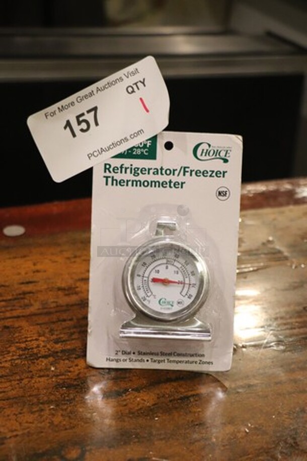 Brand New Choice Brand Refrigerator or Freezer Thermometer 
Qty 1 - Item #1111617