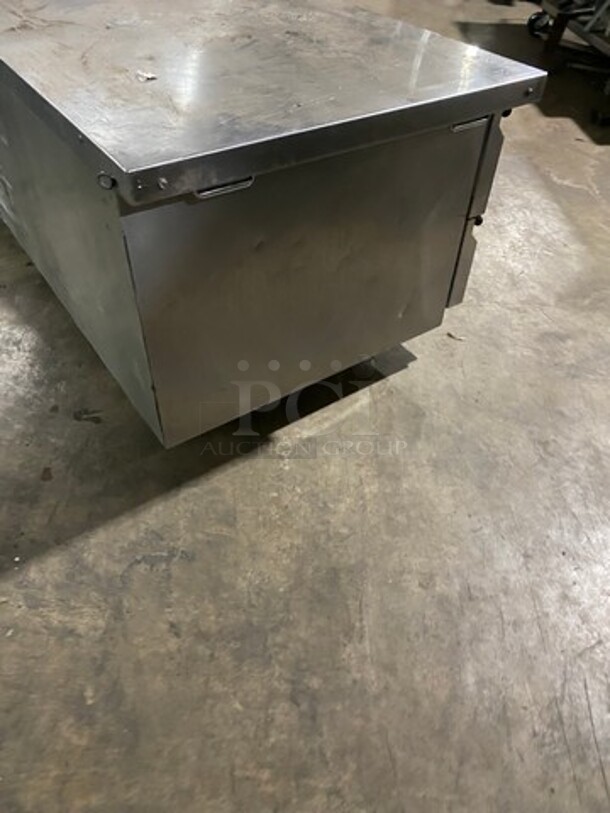 Silver King 84 Inch Refrigerated  4 Large Drawer Chef Base! Model SKRCB84H Serial SAJE68785A! 115V 1 Phase! On Casters!  - Image 3 of 8