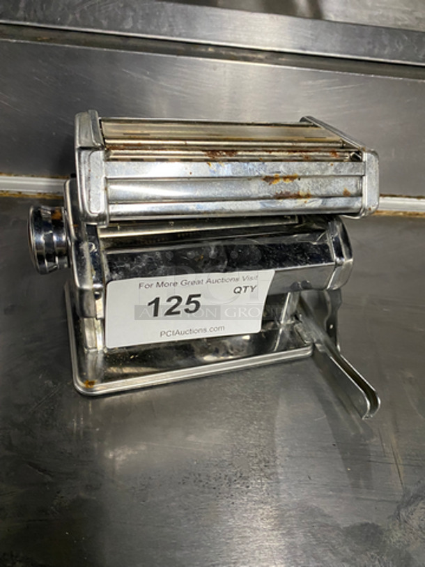 Commercial Countertop Manual Pasta Dough Sheeter! All Stainless Steel! - Image 1 of 5