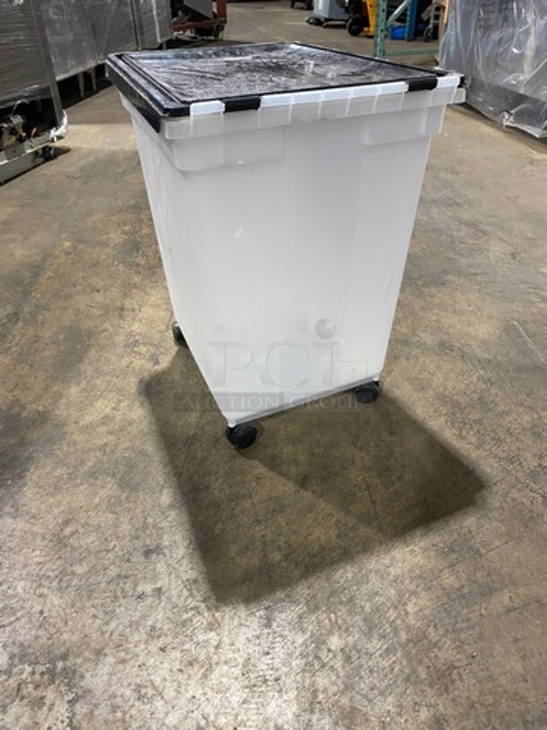 With Poly Ingredient Bin! With Lid! On Casters! - Image 3 of 7