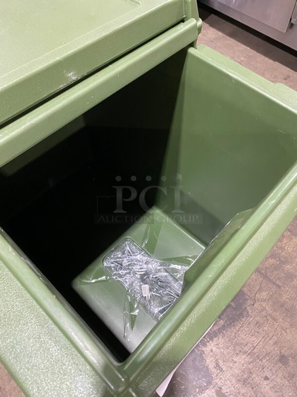 NICE! Cambro Green Poly Ice Caddy! With Drain Spout! - Image 6 of 7