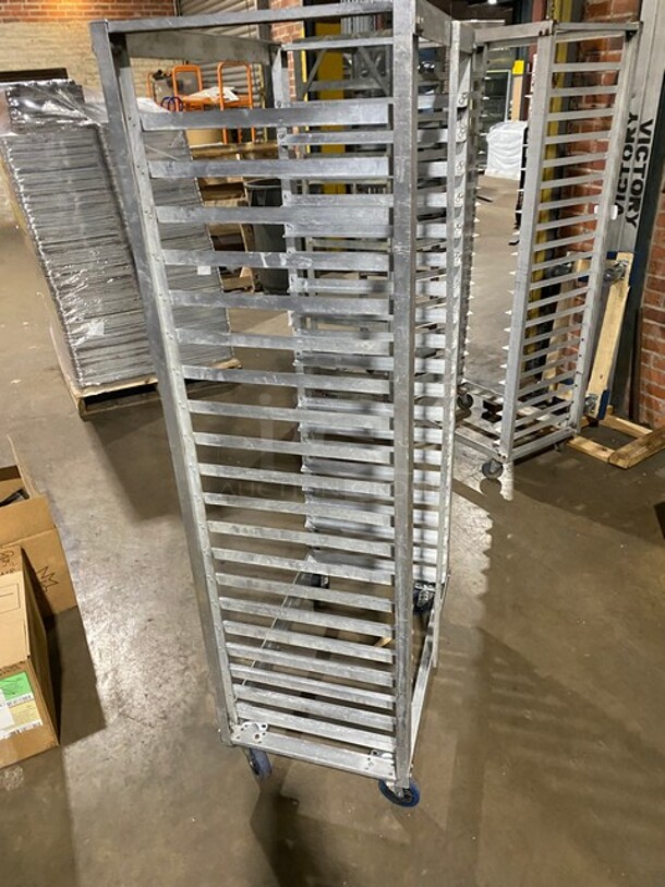 Metal Commercial Pan Transport Rack on Commercial Casters! - Image 2 of 5