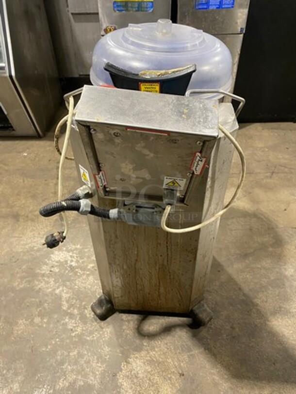 Sahveli Commercial Electric Powered VCM Vertical Cutter/Mixer/Mincer! Great For Meat, Dough, Vegetables! Perfect For All Your Hummus Needs! All Stainless Steel! WORKING WHEN REMOVED! Model: ZDKAYAKL SN: 0597 230/380V - Image 3 of 9