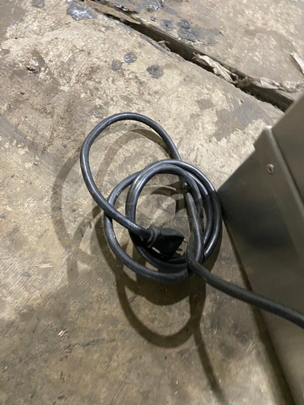 AMAIZING! Attias Commercial Countertop Rotisserie Machine! With View Through Door! Electric Powered! All Stainless Steel! Working When Removed! - Image 8 of 8
