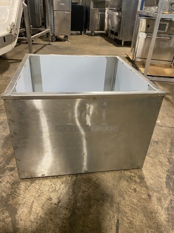 NEW! Commercial Drop In Ice Bin! Solid Stainless Steel! - Image 3 of 6