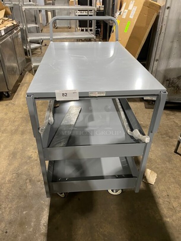 NICE! NEW! Win Holt Commercial 3 Tier Utility Cart! On Casters!