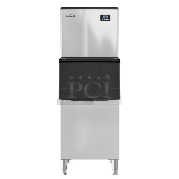 BRAND NEW SCRATCH & DENT! Koolmore KM-CIM-400 25 IN. STAINLESS-STEEL COMMERCIAL ICE MAKER WITH FULL CUBE PRODUCTION. Ice Maker Only. 