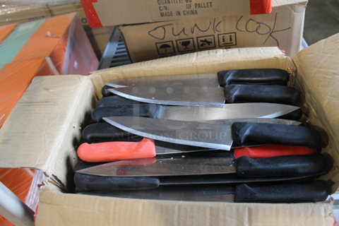 60 SHARPENED Stainless Steel Chef Knives. 60 Times Your Bid!