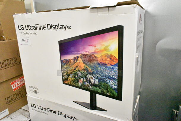 4 IN ORIGINAL BOX! LG 27MD5KL 27" UltraFine Display. 4 Times Your Bid!  - Image 1 of 10