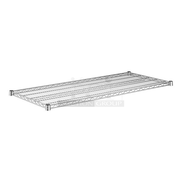 2 BRAND NEW SCRATCH AND DENT! Regency 460EC2454 24" x 54" NSF Chrome Wire Shelf - Image 1 of 4