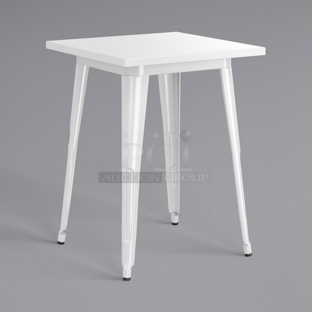 BRAND NEW SCRATCH AND DENT! Lancaster Table & Seating 164DA2424 WHT Alloy Series 24