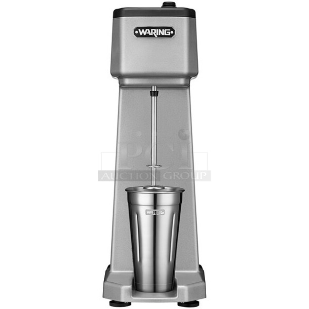 BRAND NEW SCRATCH AND DENT! Waring WDM120SW Metal Commercial Countertop Single Head Drink Mixer. does Not Come w/ Cup. 120 Volts, 1 Phase. Tested and Working!