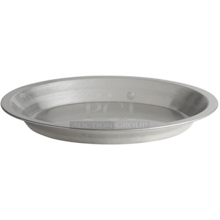 BRAND NEW SCRATCH AND DENT! Chicago Metallic 48110 8 7/8" x 1 1/8" 29 Gauge Aluminum Pie Pan - 144/Case