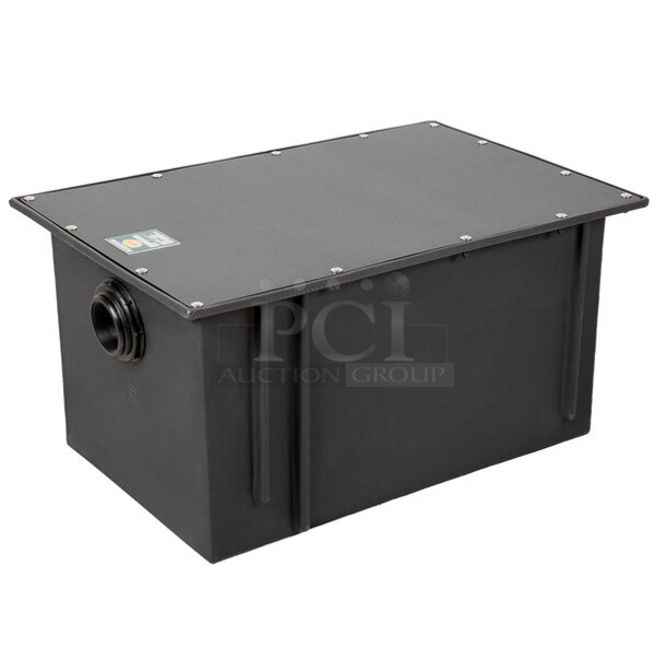BRAND NEW SCRATCH AND DENT! Ashland PolyTrap 4850 100 lb. Grease Trap with Threaded Connections - Image 1 of 5