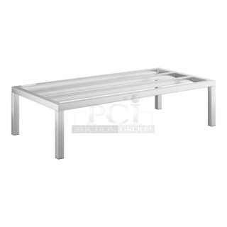 BRAND NEW SCRATCH AND DENT! Regency 600DUN244812  48" x 24" x 12" Aluminum Dunnage Rack - 1780 lb. Capacity