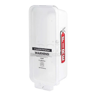 3 BRAND NEW SCRATCH AND DENT! 21895101 Cato 95101 Warrior White Surface-Mounted Fire Extinguisher Cabinet with Clear Pull-Cover for 10 lb. Fire Extinguishers. 3 Times Your Bid! 