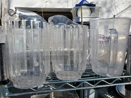 Clear Plastic Beverage Pitcher