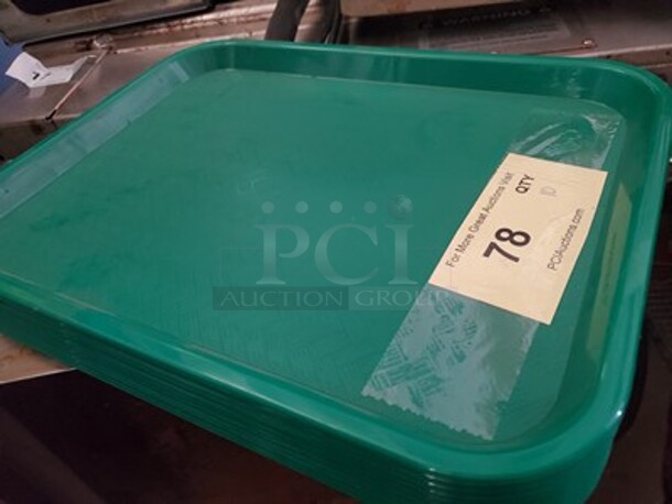 Green Plastic Fast Food Tray   - Image 2 of 2