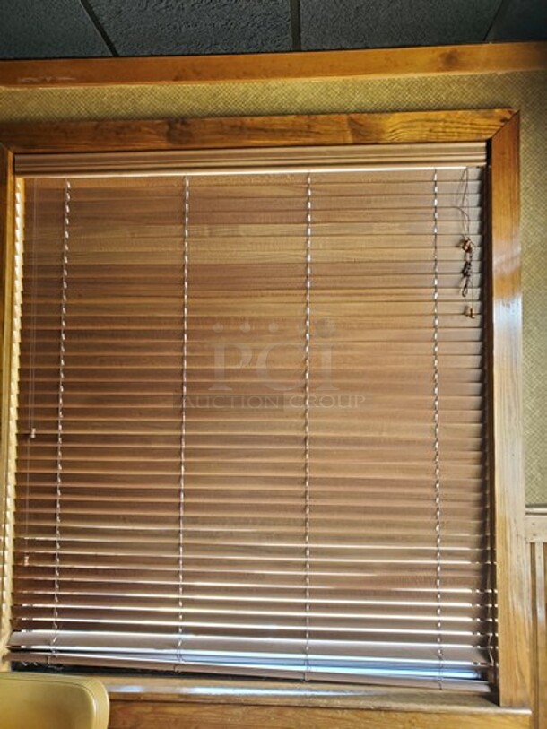 Window Blinds|Modern Wood Blinds|Buyer is responsible to Remove from Original Location 