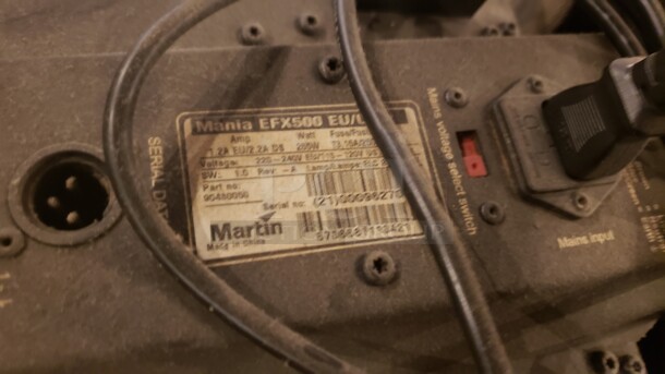 Martin Mania EFX500 DJ Light Not tested (Location 1) - Image 2 of 4
