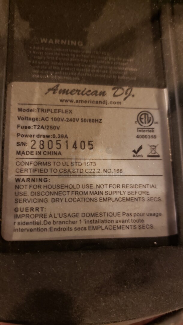 DJ Light Not tested (Location 1) - Image 2 of 2