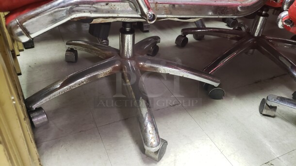 Lot of 5 Red Chairs

(Location 2) - Image 2 of 2