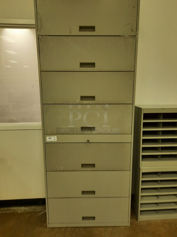 Filing Cabinet and Filing Slots. 
36X15X91 and 37.5X13X51.5. 2 Times Your Bid! (Main Building)  - Image 2 of 7