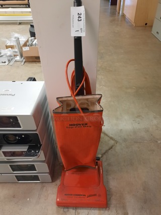 Hoover Commerical Top Fill Bag Vacuum. (Main Building) 