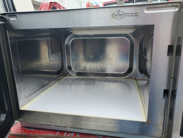 Amana RCS10DSE Commercial microwave oven, 120V Working! - Image 3 of 5