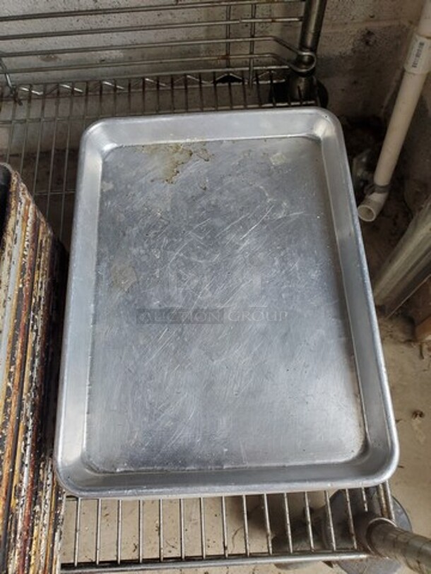 ALL ONE MONEY Lot of 13 Aluminum Baking Pan 13"X9"  - Image 1 of 3