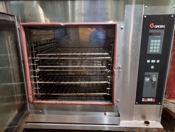 GROEN CC20-G COMBO Natural Gas Double Deck Convection Oven 120V/1PH 44X38X77 - Image 4 of 7