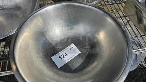Lot of 3 Miscellaneous Stainless Steel Mixing Bowls - Image 3 of 4