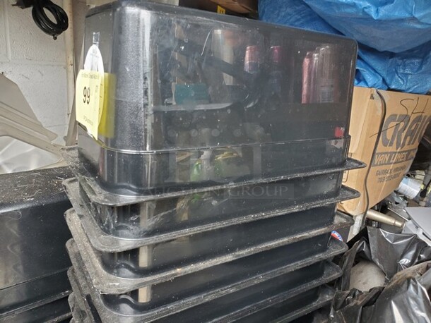 Lot of 5 Plastic Food Storage Containers - Image 2 of 2