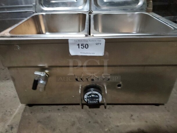 2-Pan LP Gas Bain-Marie Buffet Food Warmer 2-1/2Pans Propane
Like New - Image 2 of 5