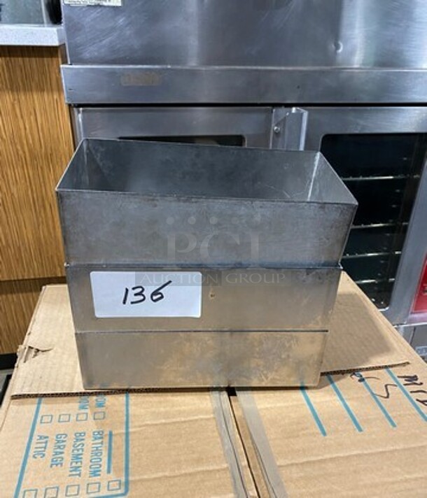 ALL ONE MONEY! Stainless Steel Utensil Bin! - Image 1 of 7