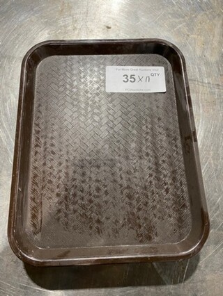 Carlisle Brown Poly Food Serving Trays! 11x Your Bid!