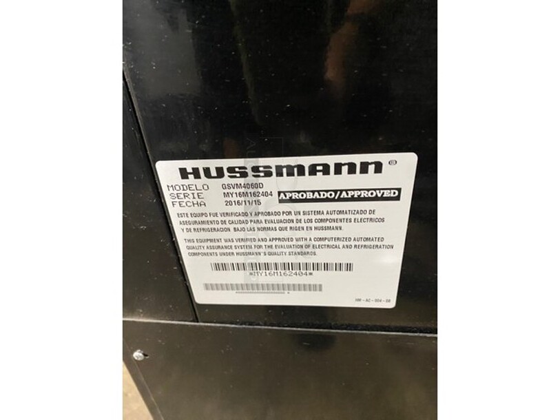 Hussman Commercial Refrigerated Double Door! Grab N Go Open Merchandiser! With Shelves! Model: GSVM4060D Serial MY16M162404 - Image 5 of 6