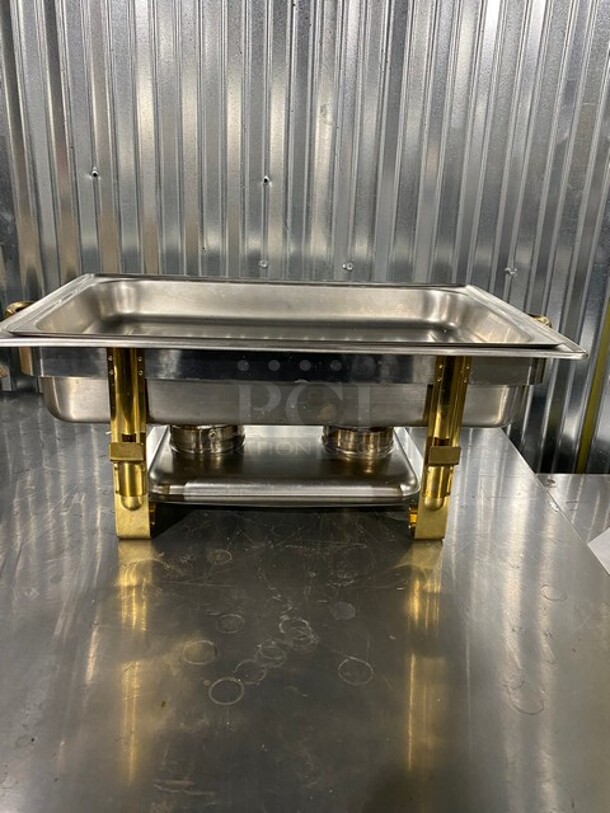 Gold Accented Full Size Chafer! - Image 3 of 9