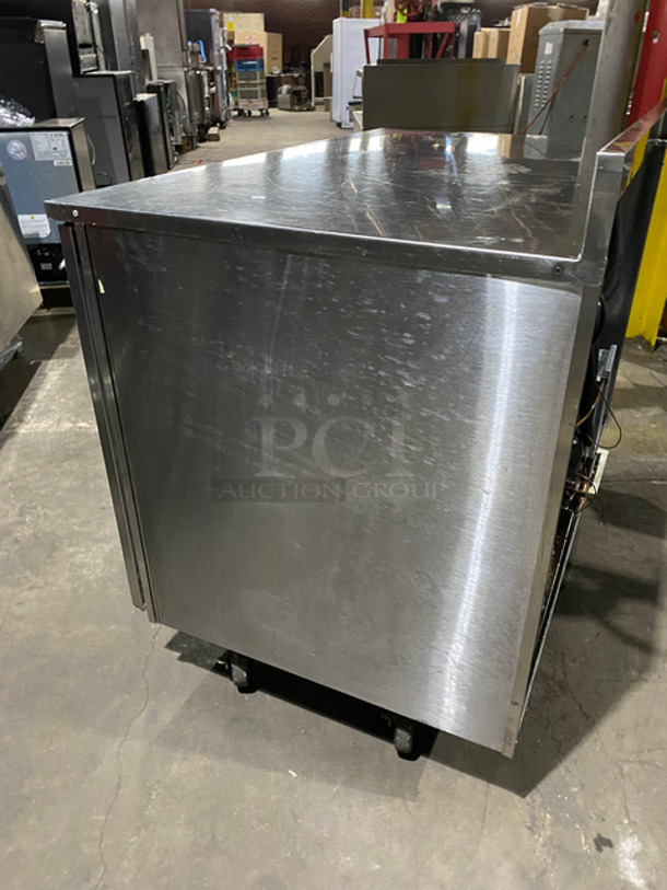 Duke Commercial Work/Prep Top Low Boy Cooler! With 2 Doors Underneath Storage Space! With Poly Coated Racks! With Backsplash! All Stainless Steel! Model: RUF48 SN: 06022028 115V 60HZ 1 Phase - Image 3 of 9