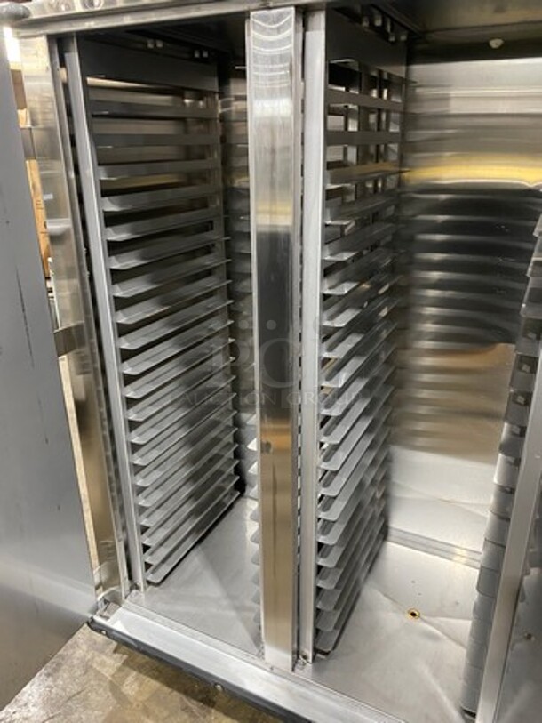 LATE MODEL! 2022 Jones Zylon Commercial Single Door Dry Food Transport Cart! All Stainless Steel! On Casters! Model: JZASS3D SN: 228075202 - Image 8 of 8